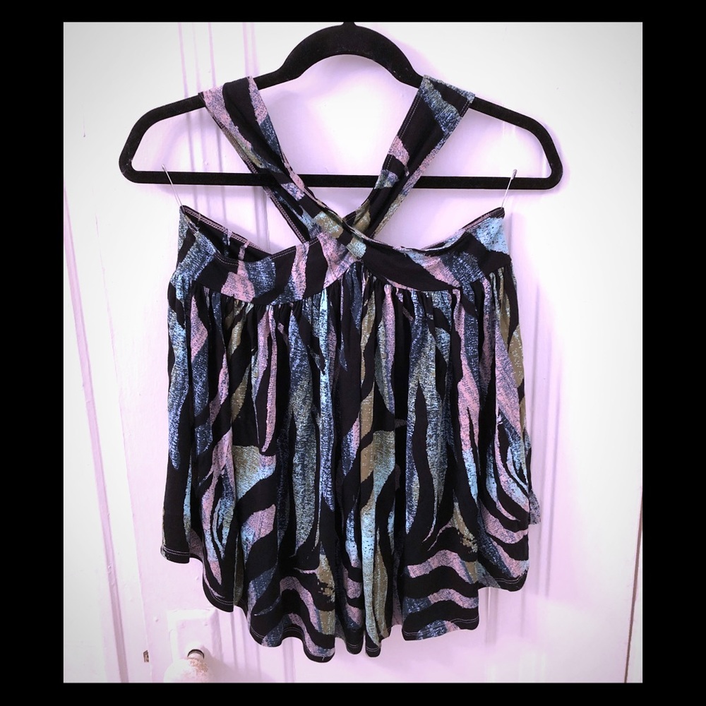 Free people cross strap tank size xs